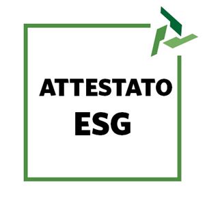 ATTESTATO ESG CERTIFICAZIONE 